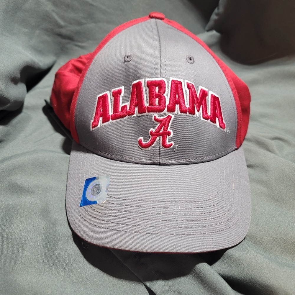 University Of Alabama Bama Hat Cap Gray Crimson Tide - Collegiate Headwear‎